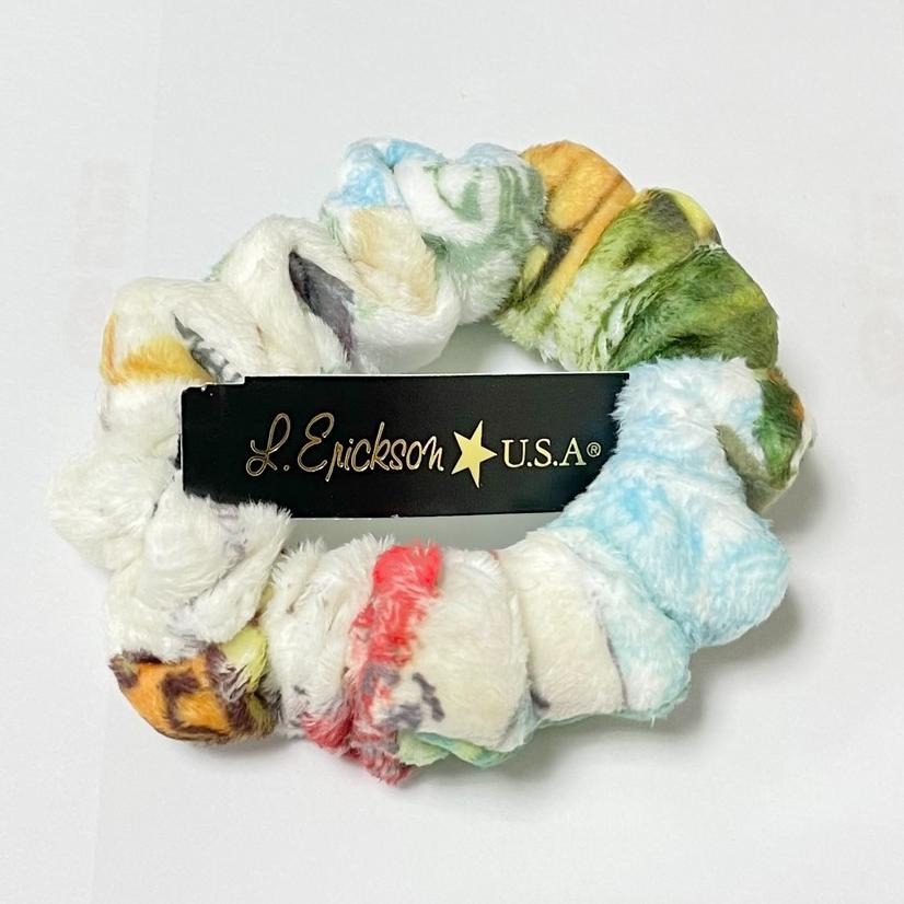 L. ERICKSON 尼龍款 珊瑚絨款 髮圈 / 大腸圈 單入組 (多色可選)-細節圖7