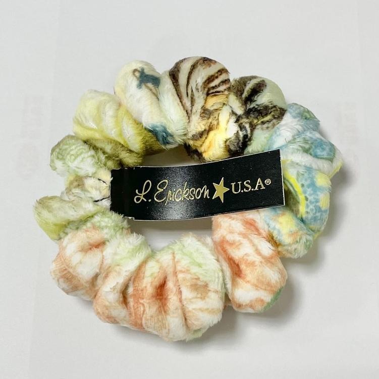 L. ERICKSON 尼龍款 珊瑚絨款 髮圈 / 大腸圈 單入組 (多色可選)-細節圖8