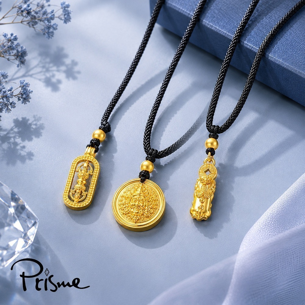 【Prisme Gold】黃金項鍊 純金999 紳士品格男士黃金項鍊 (金重：約0.08錢±0.03)-細節圖2