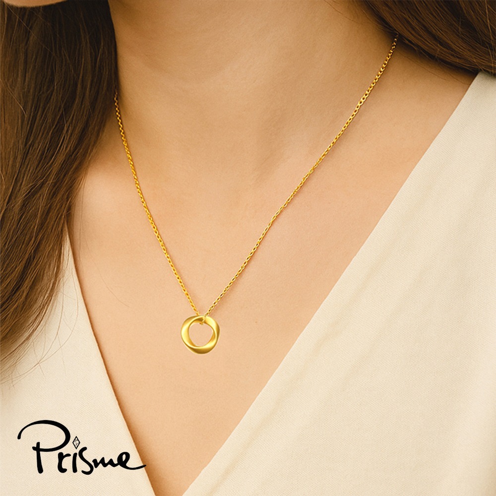 【Prisme Gold】黃金墜項鍊 黃金墜項鍊 附贈鈦鍍金項鍊 多款 (約重0.08錢±0.03)-細節圖7