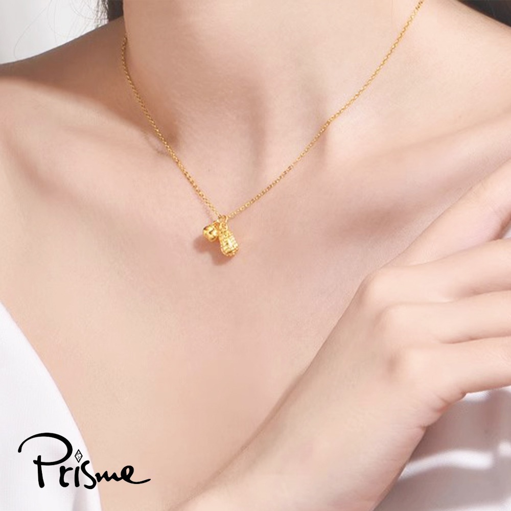 【Prisme Gold】黃金墜項鍊 黃金墜項鍊 附贈鈦鍍金項鍊 多款 (約重0.08錢±0.03)-細節圖8