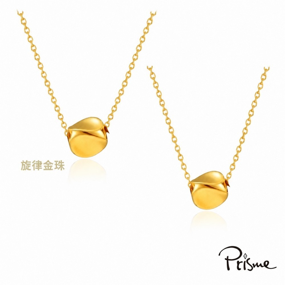 【Prisme Gold】閨蜜時光 黃金墜項鍊對組 純金999 多款任選 (總重約0.02錢±0.01)-細節圖4
