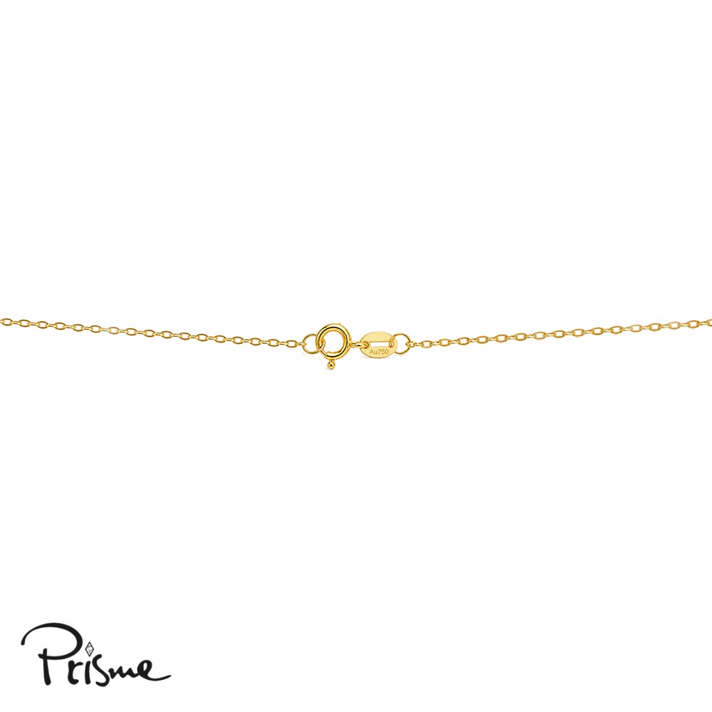 【Prisme Gold】18K金項鍊 鎖骨鍊 細款項鍊 約0.2g-細節圖2