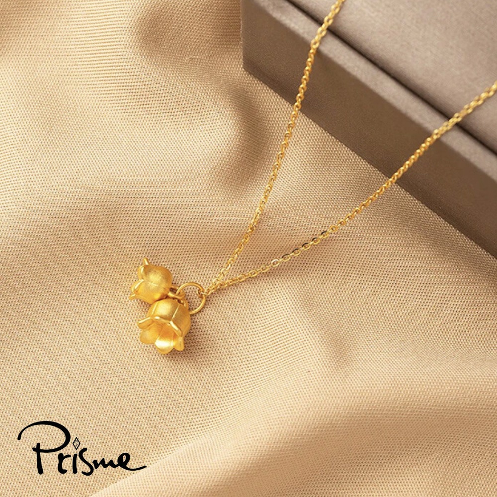 【Prisme Gold】黃金墜項鍊 馨情盛放 純金999墜飾 贈鈦鍍金鍊 (金重約0.13錢±0.03) 加贈禮盒-細節圖3