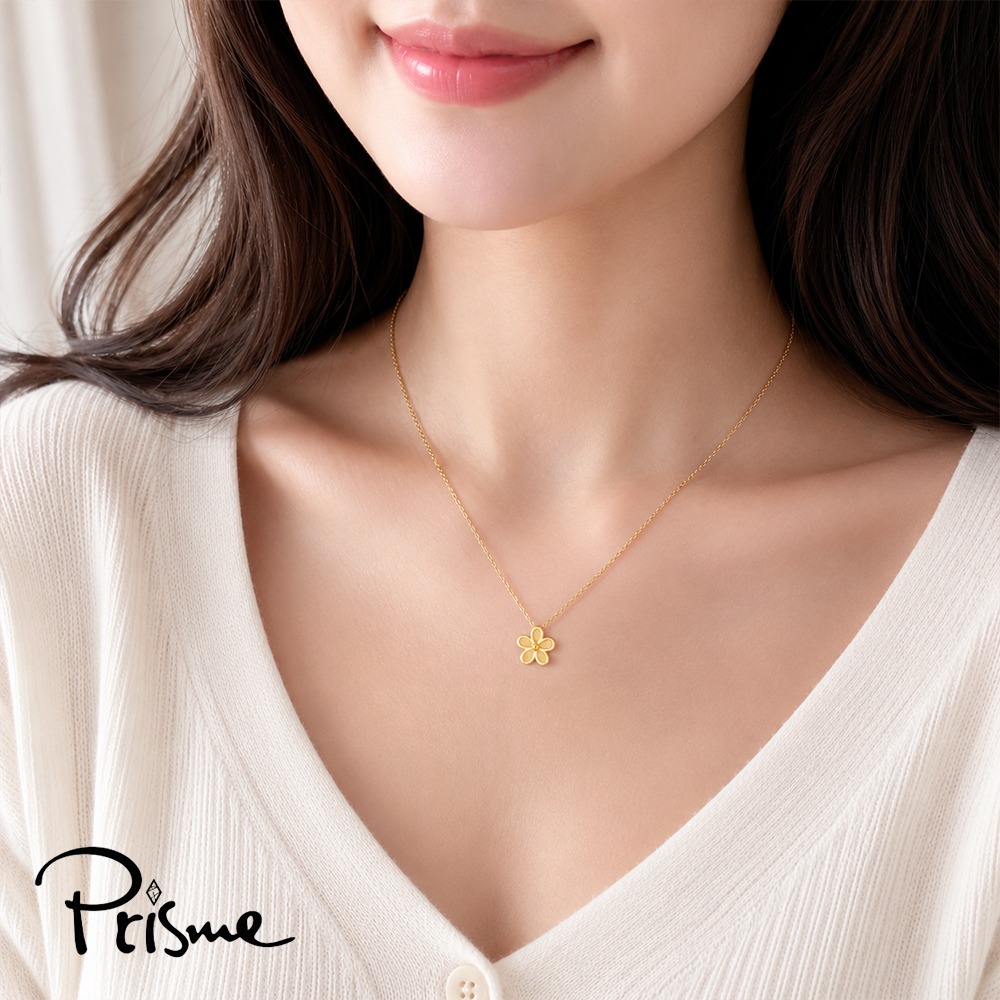 【Prisme Gold】黃金項鍊 999純金黃金經典墜飾 贈鈦鍍金項鍊 多款選(金重：約0.03錢±0.01)-細節圖6