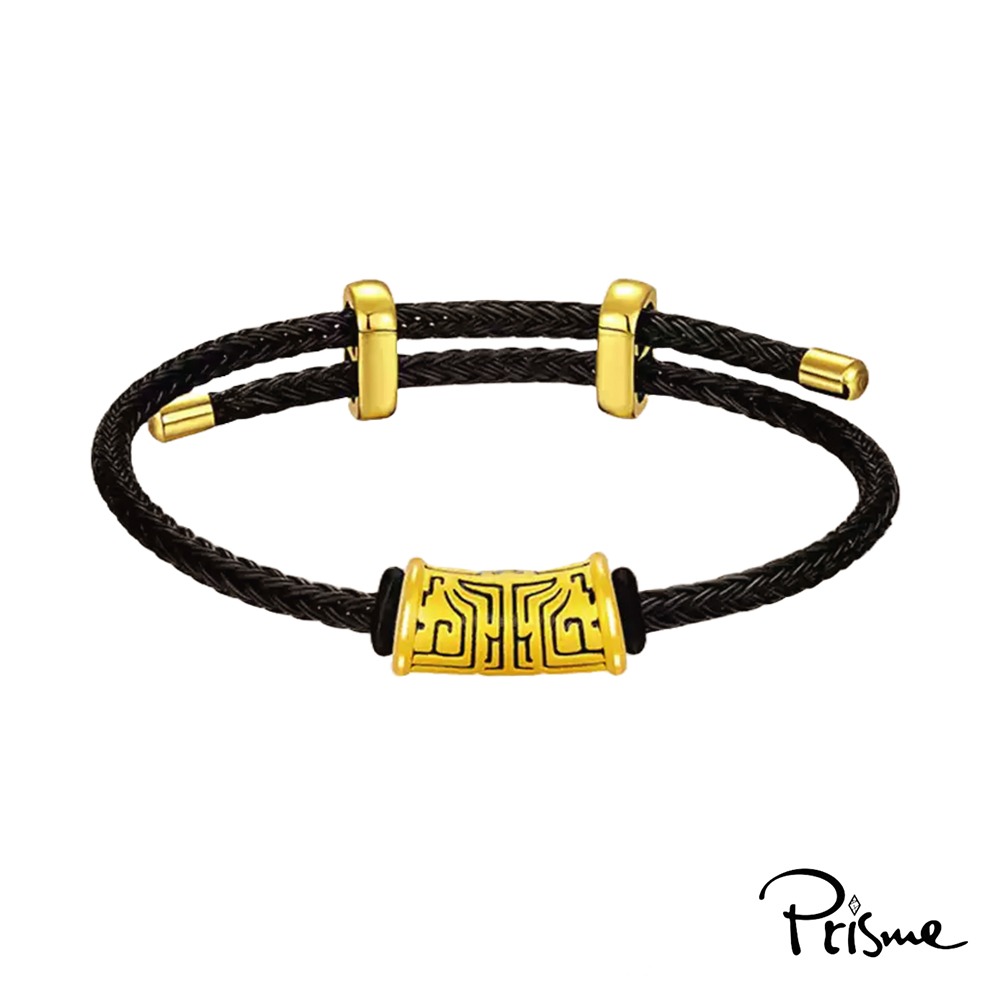 【Prisme Gold】男士系列 金繫黃金手環 任選 (金重：約0.08錢±0.03)｜加贈星星緞帶禮盒-規格圖5
