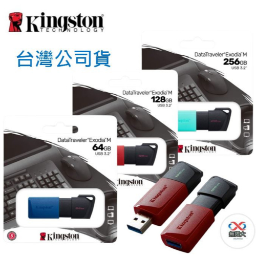 Kingston 金士頓 64G 128G 256G USB 3.2 DTXM 隨身碟 彩色扣環 鑰匙圈 高速隨身碟