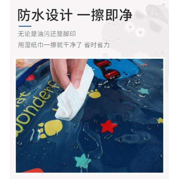 【台灣現貨】汽車椅背椅背防踢墊 收納袋 平板架 車用收納 卡通收納袋 座椅掛袋 汽車收納 椅背掛袋 車用收納椅背墊-細節圖8