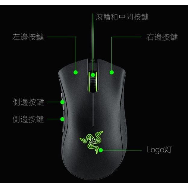 【台灣現貨】Razer 雷蛇 DeathAdder Essential 電競滑鼠 編程滑鼠 煉獄奎蛇 奎蛇 蝰蛇 標準版-細節圖3