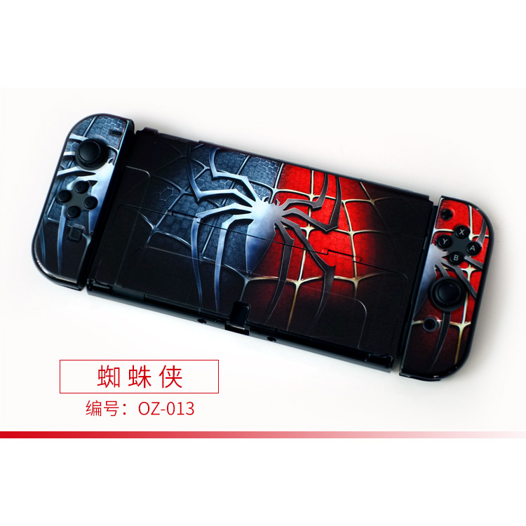 【現貨 送保護貼】任天堂 NS SWITCH OLED 保護殼 分體式 魔物獵人 寶可夢 保護套 防撞殼 可插主機-規格圖10