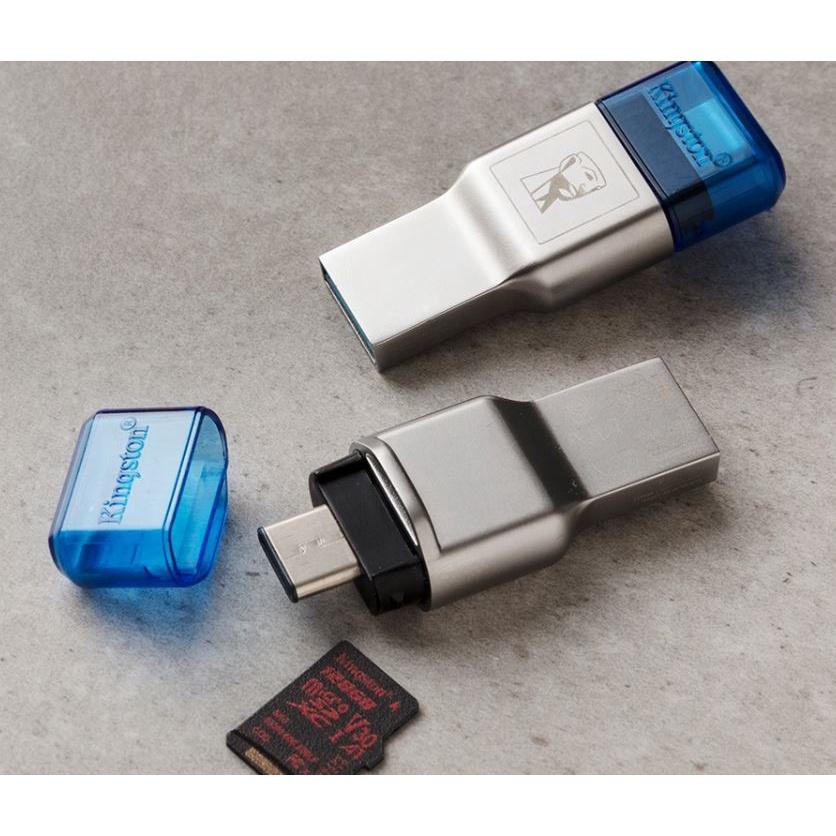 Kingston 金士頓 記憶卡讀卡機 MobileLite Duo 3C 讀卡機 USB Type-C MicroSD-細節圖2