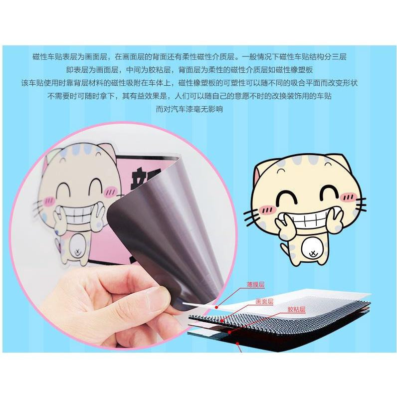 【台灣現貨】 新手上路 新手上路磁鐵 新手貼紙 反光 磁性貼 新手駕駛 新手駕駛磁體 防水 耐曬 重複使用 車貼 警語-細節圖3