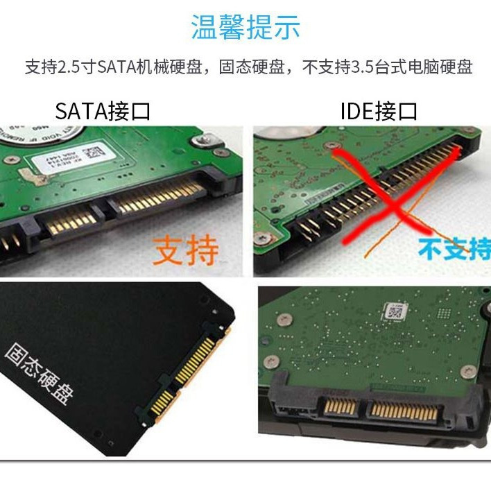 2.5吋 SSD 固態硬碟 傳統硬碟 外接盒 SATA USB 3.0 金屬外殼 金屬款 硬碟盒-細節圖3
