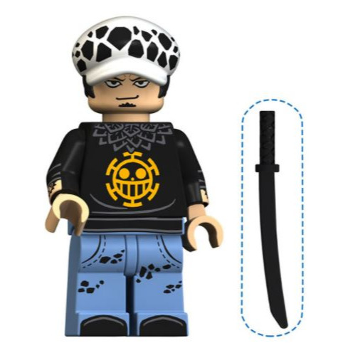 航海王 海賊王 人偶 公仔 玩具 玩偶 魯夫 喬巴 娜美 香吉士 白鬍子 紅髮傑克 布魯克 艾斯 相容樂高-細節圖9