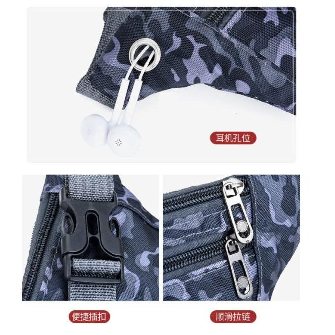 【台灣現貨】大容量腰包 跑步輕腰包 防潑水隨身包 多功能手機運動腰包 貼身腰包 運動腰包 斜背包 側背包 健走包 休閒包-細節圖2