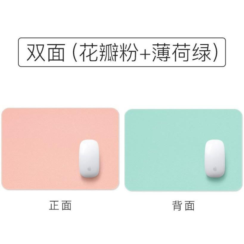 【現貨】滑鼠墊 皮革滑鼠墊 雙面滑鼠墊 雙色滑鼠墊 造型滑鼠墊 辦公墊 皮質滑鼠墊 防水 耐磨耐髒-細節圖5