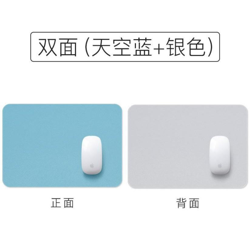 【現貨】滑鼠墊 皮革滑鼠墊 雙面滑鼠墊 雙色滑鼠墊 造型滑鼠墊 辦公墊 皮質滑鼠墊 防水 耐磨耐髒-細節圖8