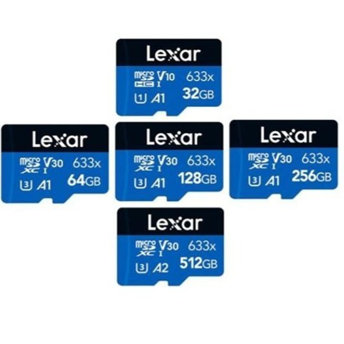 Lexar 32G 64G 128G 256G Micro SD TF C10 A1 4K 監視器記憶卡 手機記憶卡