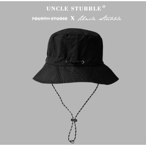 可折疊漁夫帽 素面漁夫帽 漁夫帽 抽繩漁夫帽 遮陽防曬 防曬帽 便擕 男女可用 附黑色防風繩 帽子-規格圖9