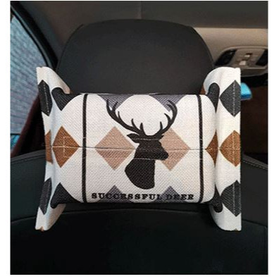 卡扣式 汽車面紙盒 汽車收納盒 面紙盒 面紙套 布面面紙盒 車用面紙套 車用面紙盒 布面 汽車 車用收納-規格圖3