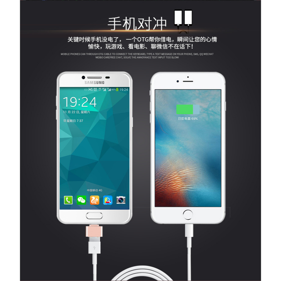 現貨 (母) USB 轉 (公) Micro USB TYPE-C 轉接頭 OTG 轉接器 安卓 Android 隨身碟-細節圖8