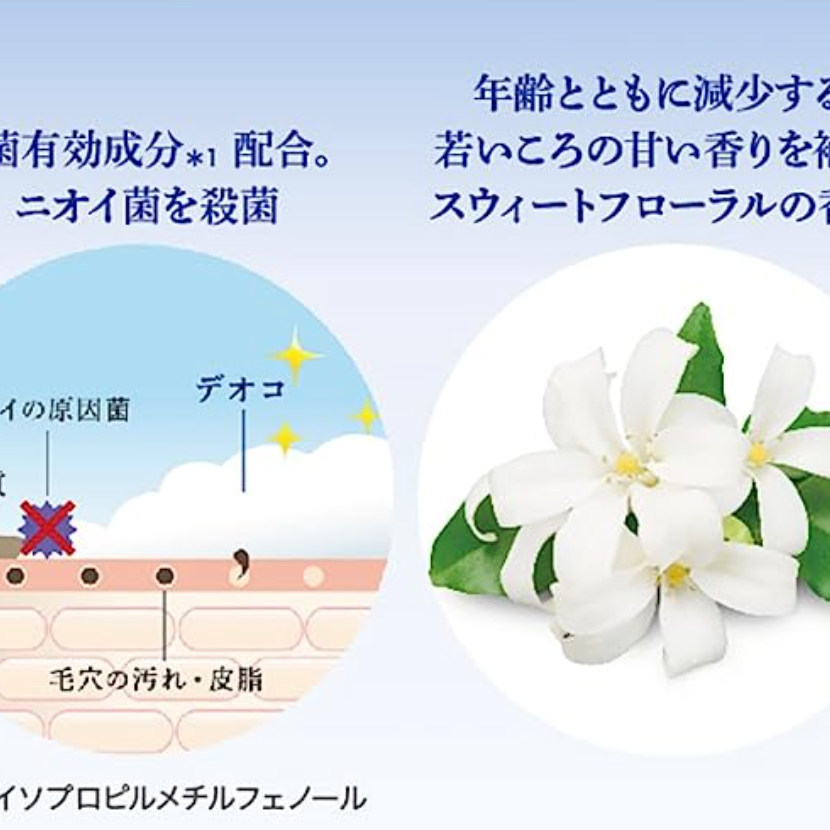 【沐樽🇯🇵日本】樂敦 Deoco 女用止汗 制汗劑 淡淡花香 滾珠30ml/ 膏狀13g-細節圖3