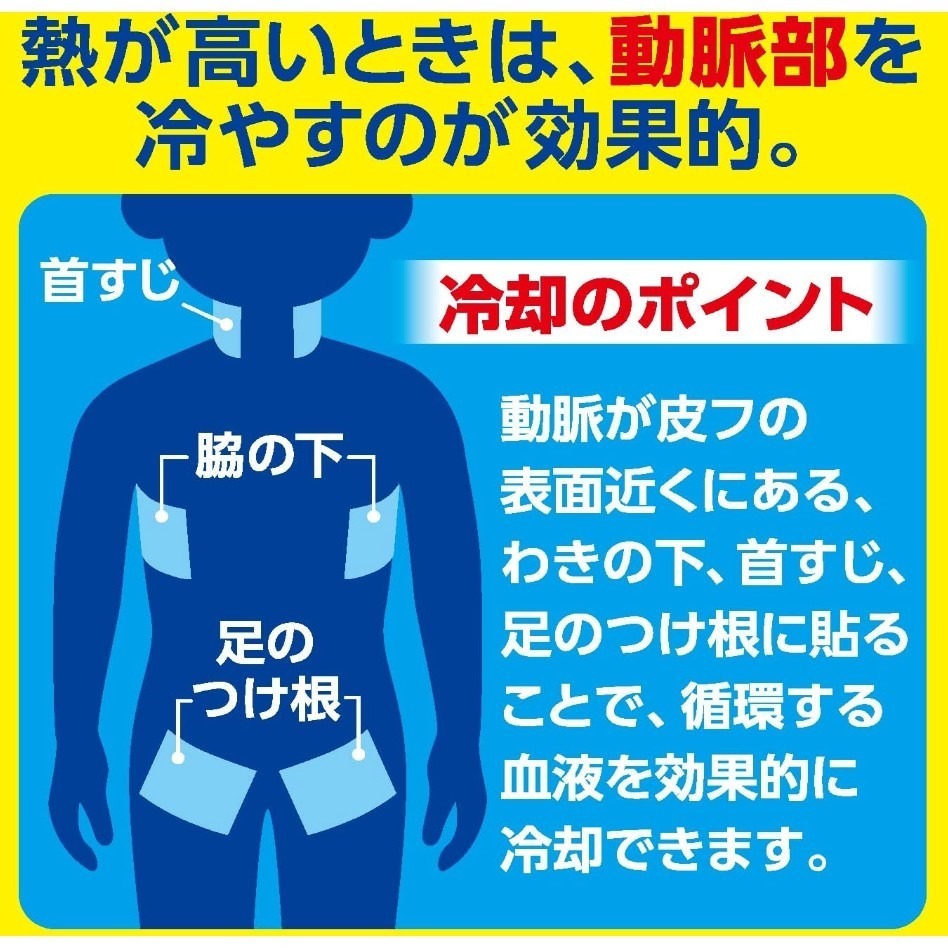 【沐樽🇯🇵日本】白元 涼感 大尺寸 冰貼 冷卻貼 ★持續約 6 小時★ 10枚入-細節圖4