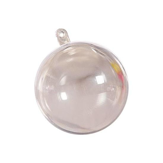 透明球 塑膠球 裝飾透明球 壓克力球 透明空心球 聖誕球 禮物包裝 10顆 節日裝飾 透明球【L066】Color me-細節圖8