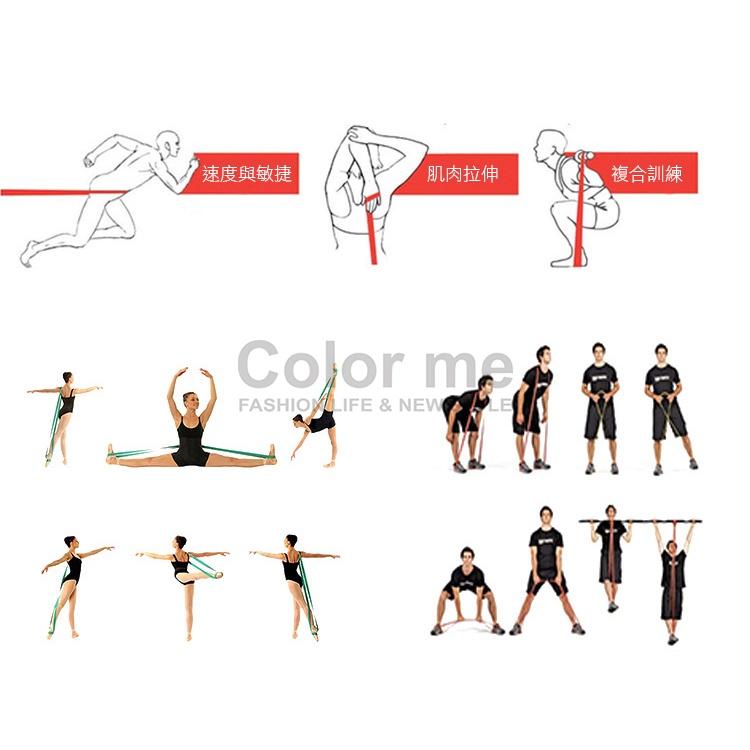 彈力帶 彈力繩 拉力繩 阻力帶 健身 伸展 多尺寸 高彈力 肌力訓練 TPE 多功能 拉力帶【S003】Color me-細節圖6