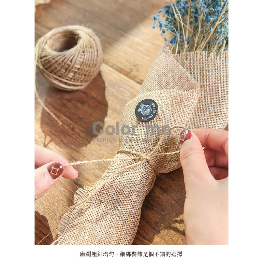 復古麻繩 綑繩 包裝繩 DIY 裝飾 手工材料 包材 手工材料麻繩復古裝飾 Color me【M102-1】-細節圖5