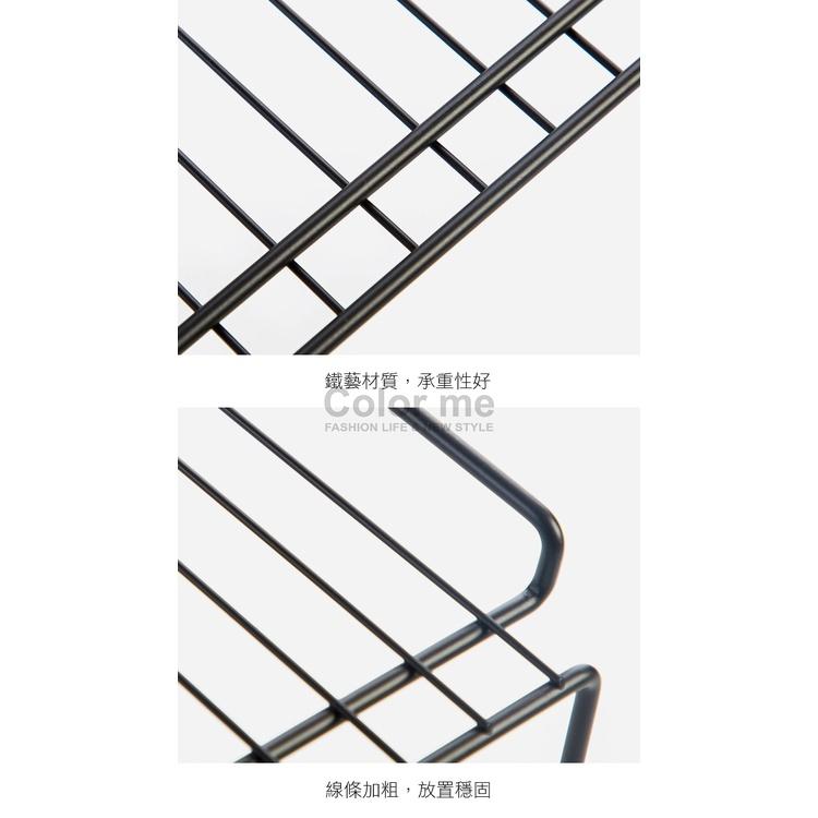 置物架 收納架 層架 整理架 調料瓶架 調味料 瀝水架 置物籃 碗碟架 鐵藝 可疊加置物架 【N018】Color me-細節圖9