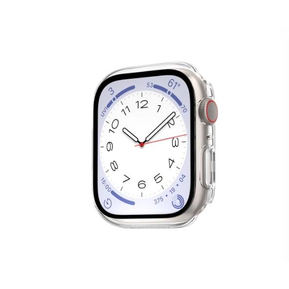 SwitchEasy 魚骨牌 Hybrid Apple Watch S8 9H鋼化玻璃雙料保護殼-細節圖7