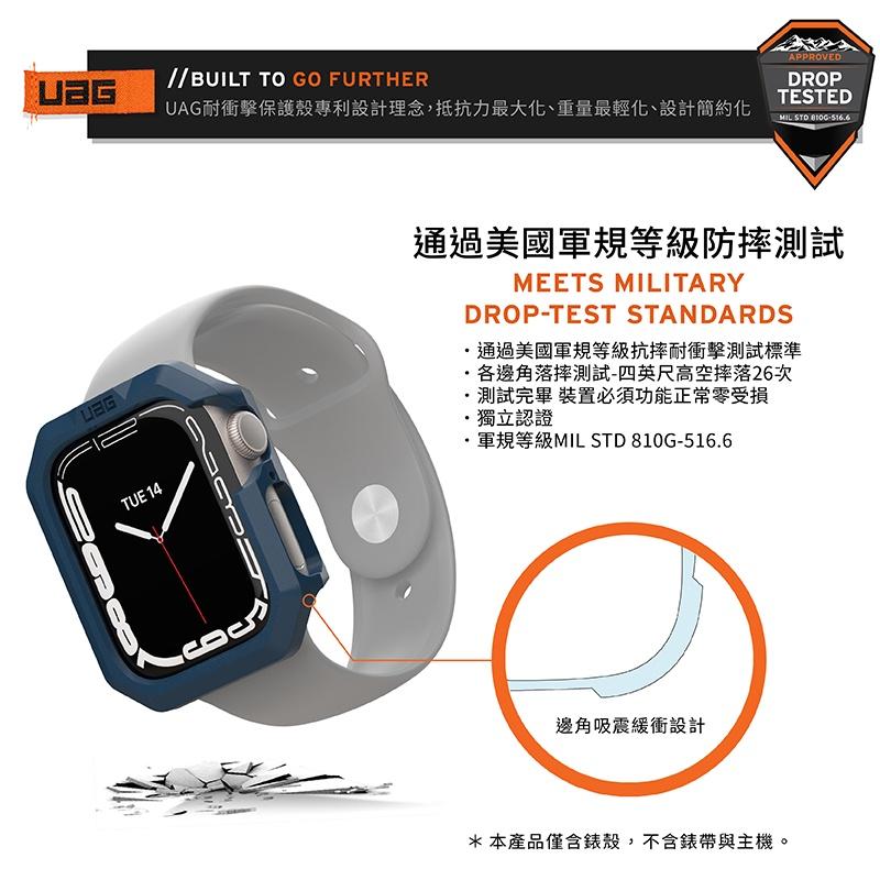 【新品】UAG  Apple Watch S8 耐衝擊保護殼（41mm/45mm) 台灣公司貨 桃園區授權經銷商-細節圖3