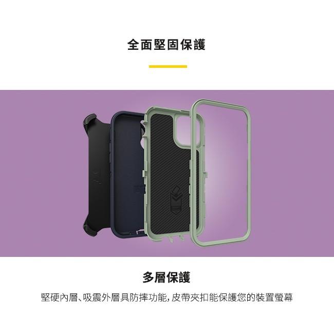【15新品】OtterBox iPhone 15 Pro /14/13 全系列 Defender 防禦者系列保護殼-細節圖5