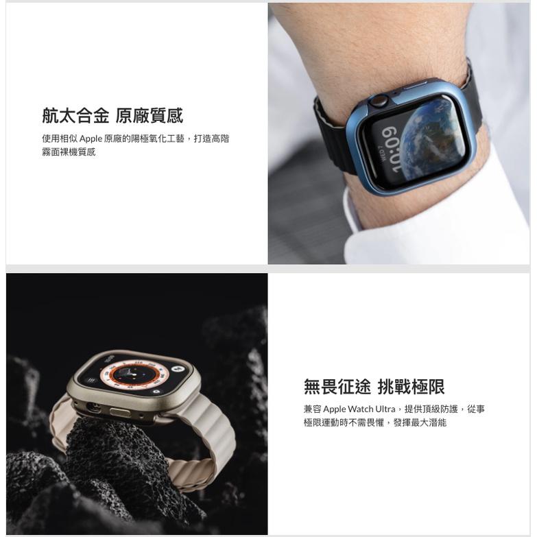 魚骨牌 MAGEASY Odyssey Apple Watch S9/SE/Ultra 全系列金屬手錶保護殼（支援新款）-細節圖6