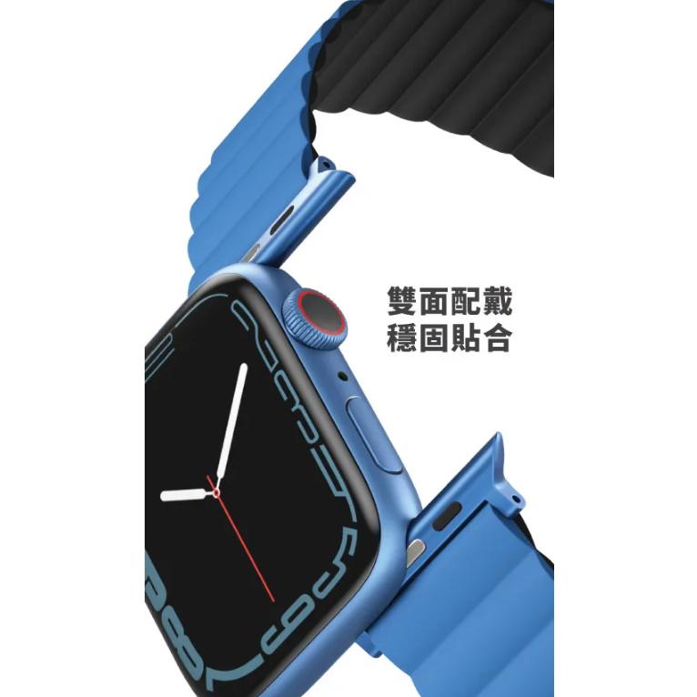 UNIQ Revix Apple Watch 雙色防水矽膠磁吸錶帶( 適用全型號Apple Watch )-細節圖4