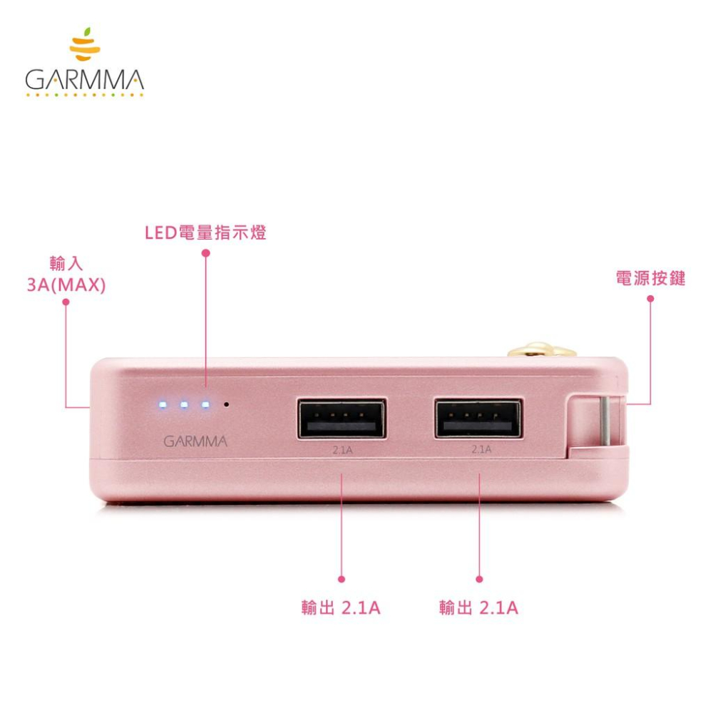 GARMMA Hello Kitty 金典皮革行動電源 10000mAh毫安培-細節圖4