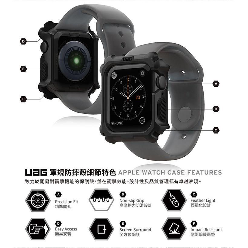 UAG Apple Watch 44mm 軍規防摔 手錶保護殼 台灣代理商公司貨-細節圖2