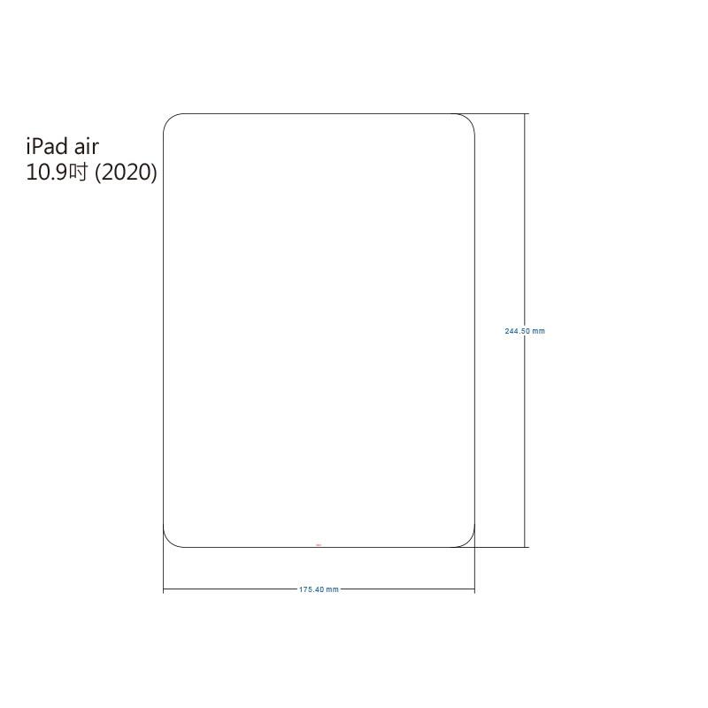 【新款第五代】imos Apple iPad Air 5/4th 10.9吋/11吋 康寧 強化玻璃 保護貼 0.3mm-細節圖2