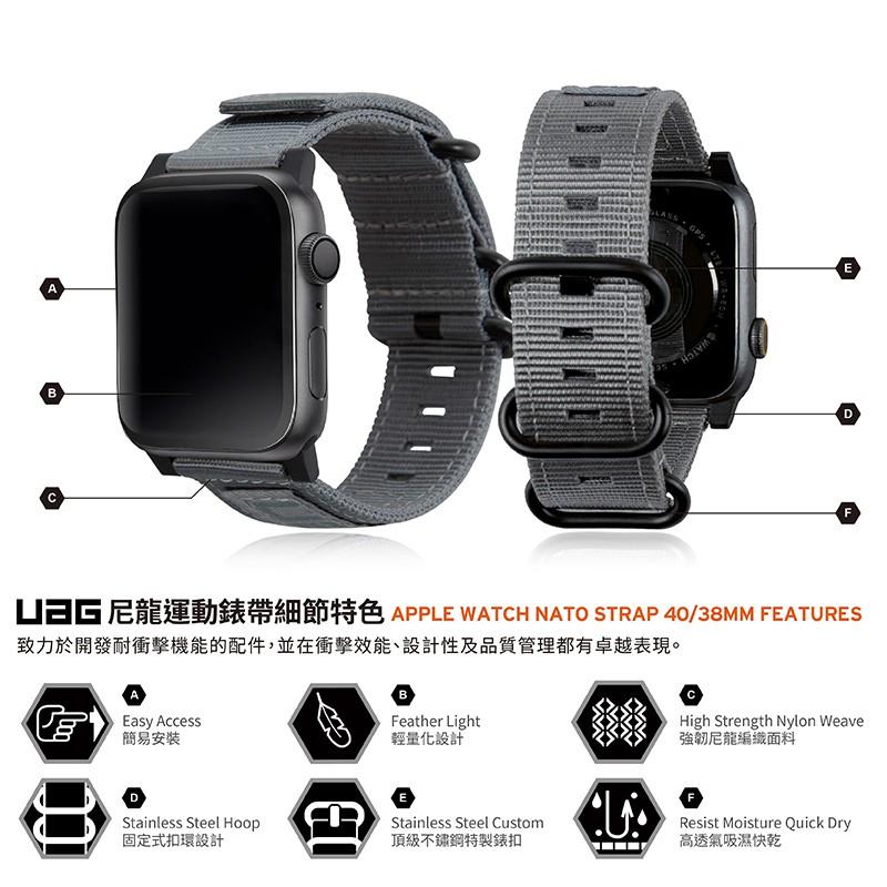 UAG Apple Watch Nato 尼龍錶帶 42/44/45/49mm（適用Apple Watch Ultra）-細節圖4