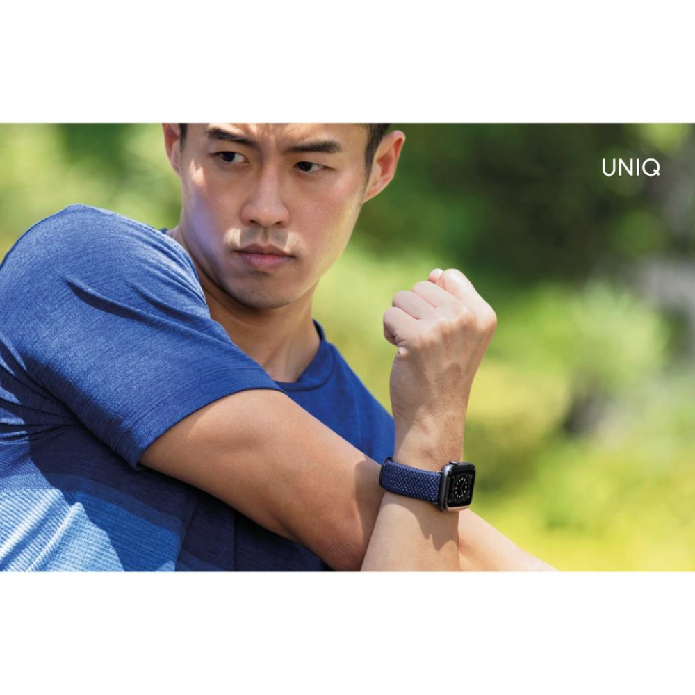 【需詢問現貨】UNIQ Aspen Apple Watch 防潑水高彈力編織 全尺寸 單圈錶帶（支援最新款S9)-細節圖2