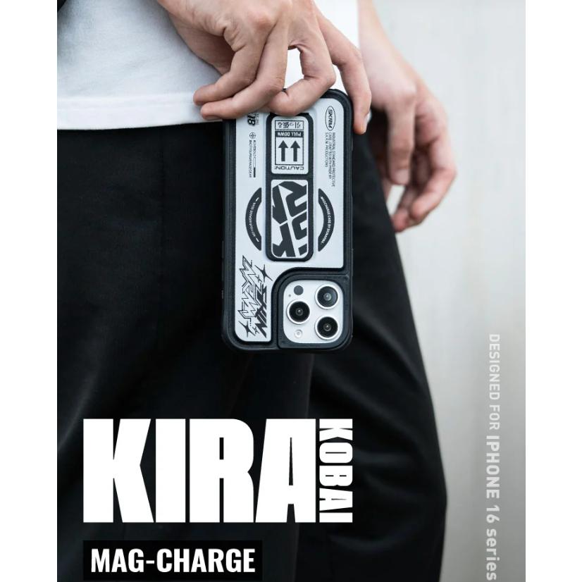 SKINARMA Kira Kobai iPhone 16 Pro/16系列手機 東京款磁吸充電支架防摔手機殼 附掛繩環-細節圖3