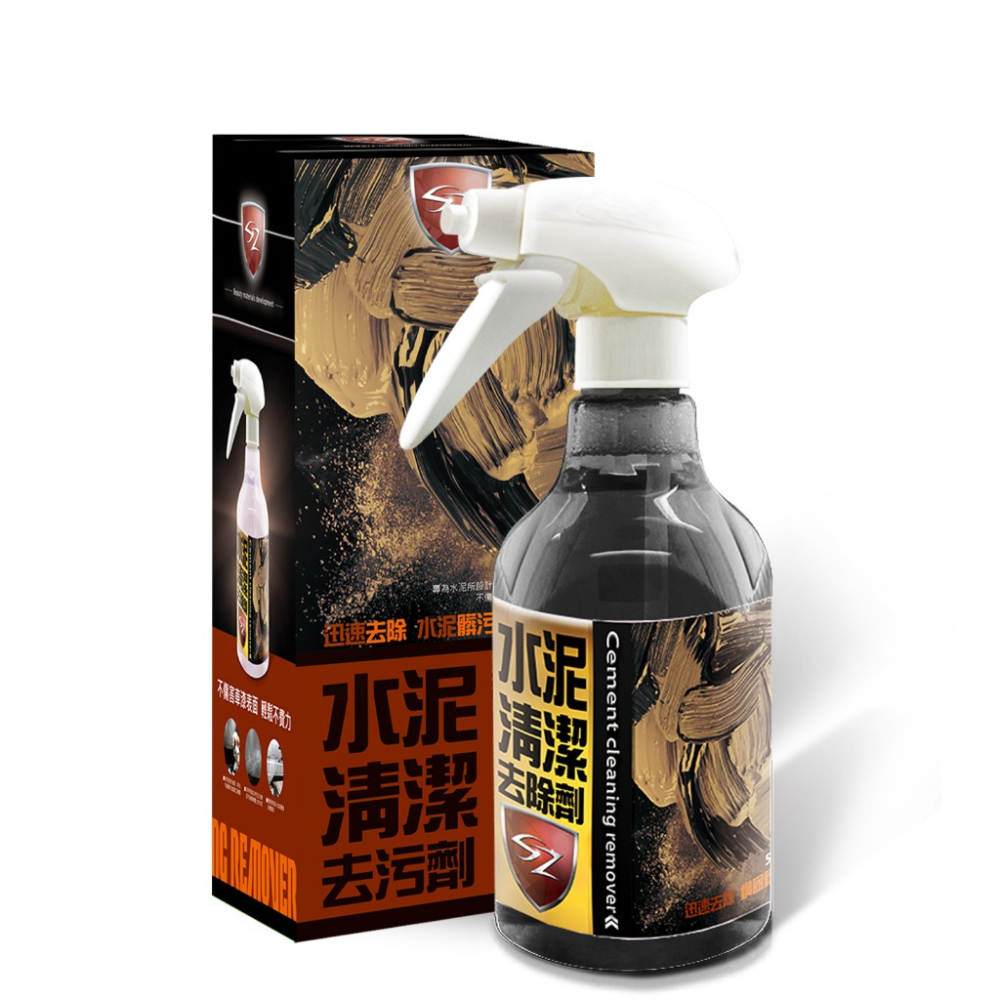 SZ SZ水泥清潔去汙劑 500ML 快速溶解軟化水泥 去除車身鋼圈水泥輕易去除 專業汽車美容用-細節圖2