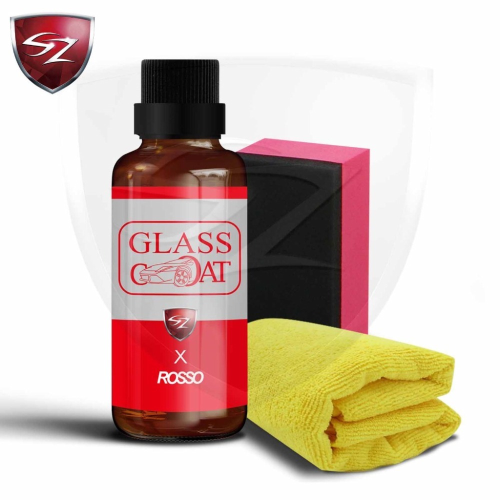SZ - 玻璃鍍膜 50ML 加贈4入鍍膜棉 免雨刷 撥水保護膜 撥雨劑 撥水劑 汽車美容 車體鍍膜 鍍膜 玻璃潑水劑-細節圖3
