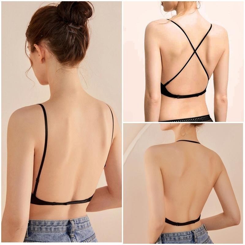 【台灣現貨】三種穿法💖大U美背性感露背內衣 U型內搭小可愛 /許願花園-細節圖4