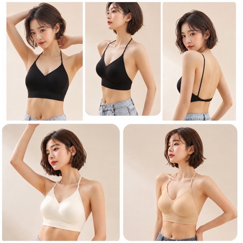 【台灣現貨】三種穿法💖大U美背性感露背內衣 U型內搭小可愛 /許願花園-細節圖11