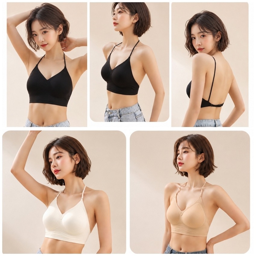 【台灣現貨】三種穿法💖大U美背性感露背內衣 U型內搭小可愛 /許願花園-細節圖11