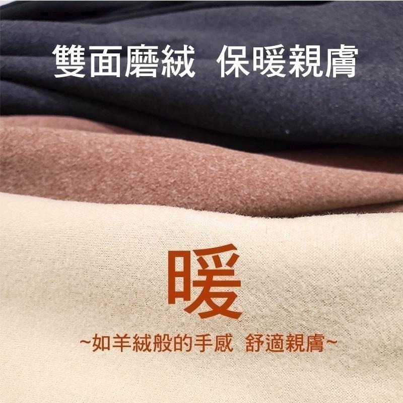 【台灣現貨】保暖褲🔥雙面絨高腰無痕提臀內搭褲 九分打底褲 加絨緊身褲 /許願花園-細節圖4