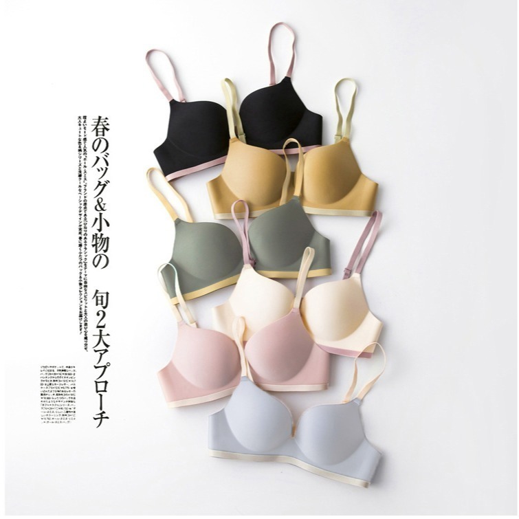 【台灣現貨】超爆乳🎀上托集中無鋼圈一片式厚杯無痕內衣 /許願花園-細節圖2