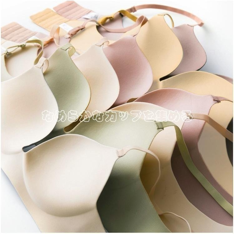 【台灣現貨】超爆乳🎀上托集中無鋼圈一片式厚杯無痕內衣 /許願花園-細節圖3